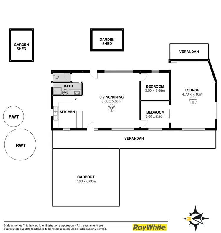 Floorplan of Homely house listing, 9 Clayton Street, Clayton Bay SA 5256