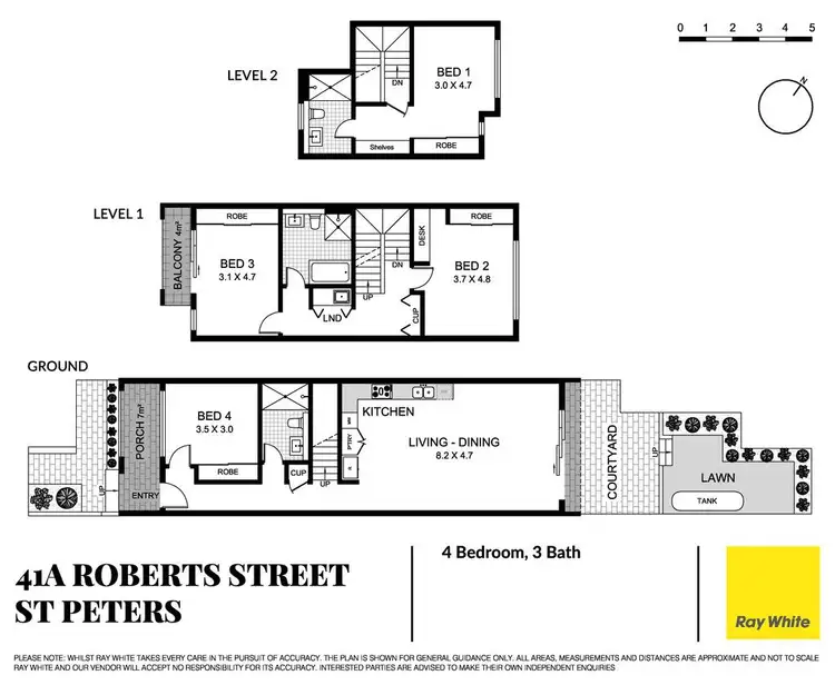 Floorplan of Homely house listing, 41a Roberts Street, St Peters NSW 2044