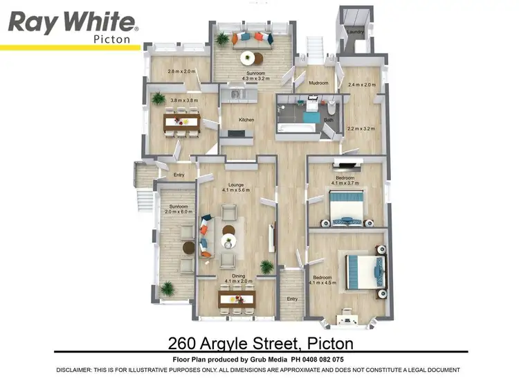 Floorplan of Homely house listing, 260 Argyle Street, Picton NSW 2571