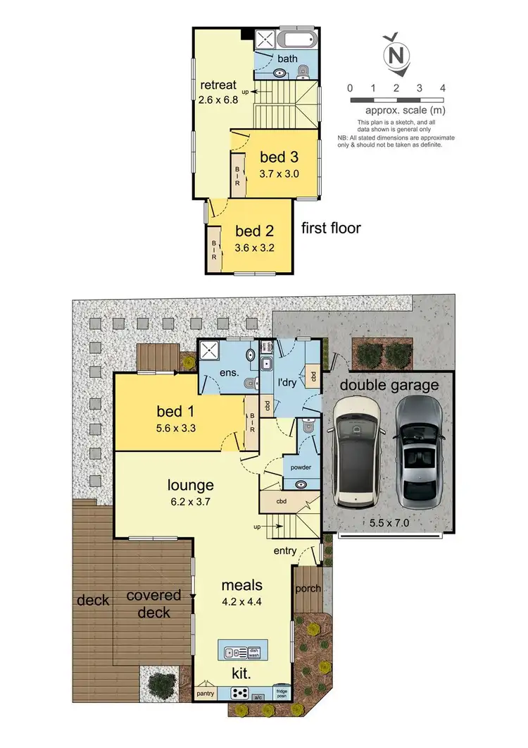 Floorplan of Homely townhouse listing, 2/12 Morshead Avenue, Mount Waverley VIC 3149