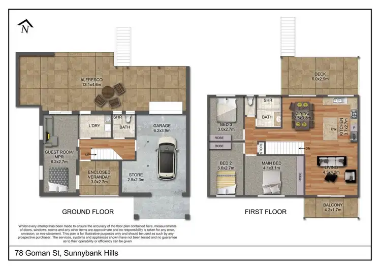 Floorplan of Homely house listing, 78 Goman Street, Sunnybank Hills QLD 4109