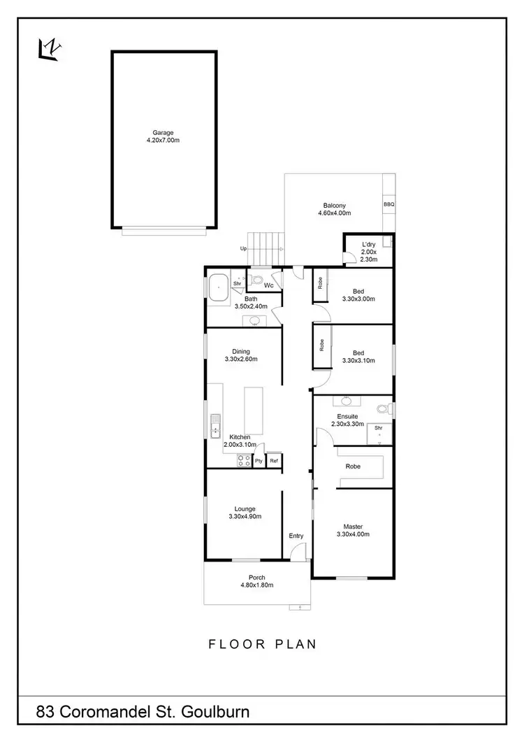 Floorplan of Homely house listing, 83 Coromandel Street, Goulburn NSW 2580