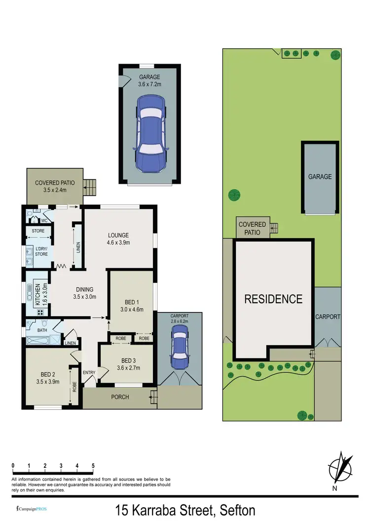 Floorplan of Homely house listing, 15 Karraba Street, Sefton NSW 2162