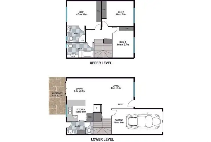 Floorplan of Homely townhouse listing, 17/96 Marshall Road, Holland Park West QLD 4121
