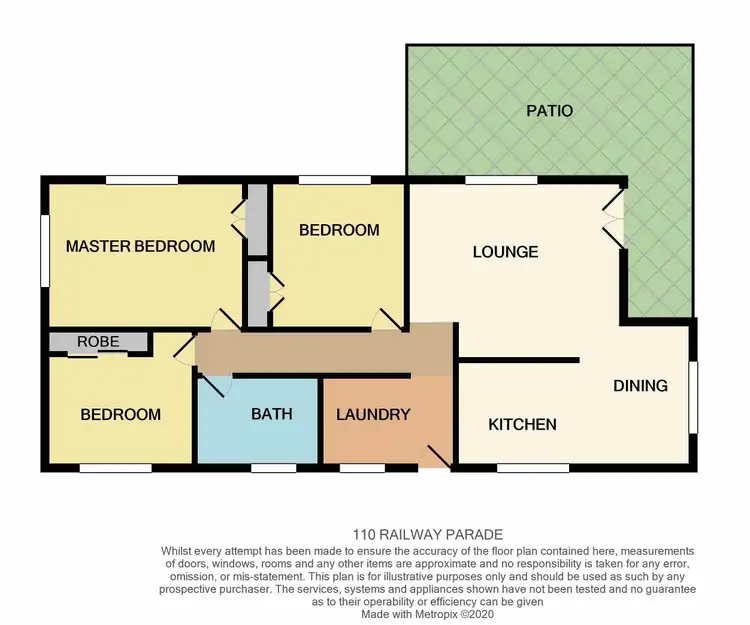 Floorplan of Homely house listing, 110 Railway Parade, Woodridge QLD 4114
