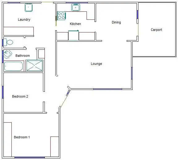 Floorplan of Homely house listing, 81 Venn Avenue, Bordertown SA 5268