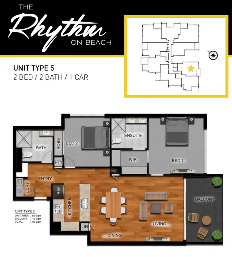 Floorplan of Homely unit listing, 38/16-20 Beach Road, Maroochydore QLD 4558