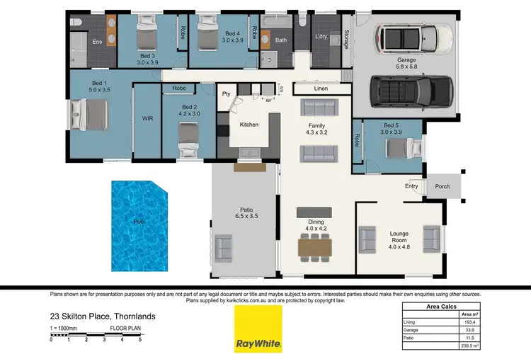 Floorplan of Homely house listing, 23 Skilton Place, Thornlands QLD 4164