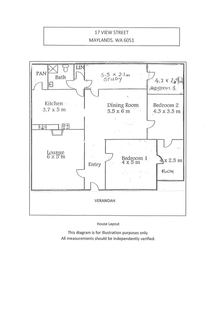 Floorplan of Homely house listing, 17 View Street, Maylands WA 6051