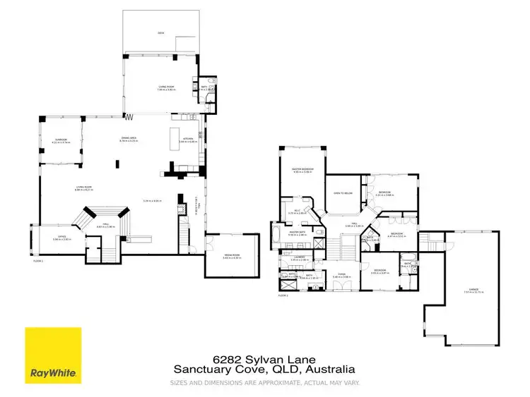 Floorplan of Homely house listing, 6282 Sylvan Lane, Sanctuary Cove QLD 4212