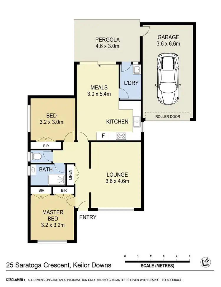 Floorplan of Homely unit listing, 25 Saratoga Crescent, Keilor Downs VIC 3038