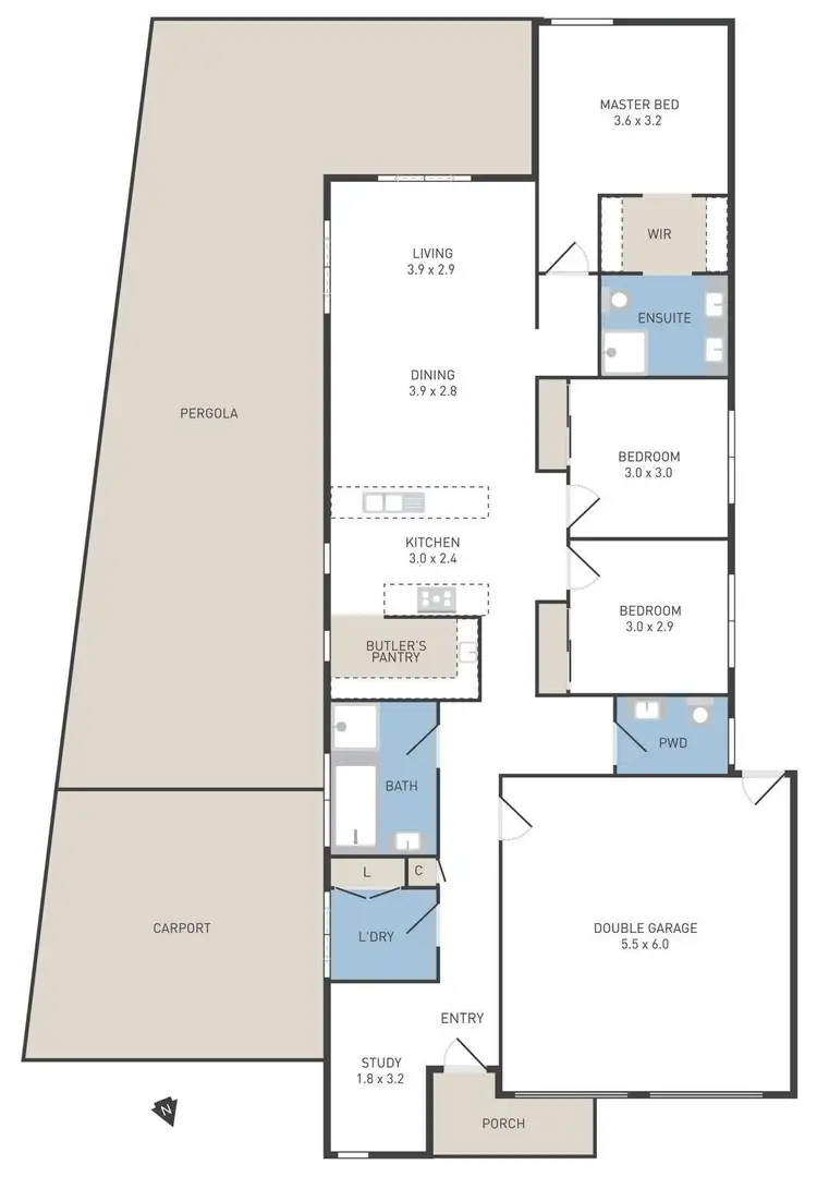 Floorplan of Homely house listing, 29 Holyoake Parade, Manor Lakes VIC 3024