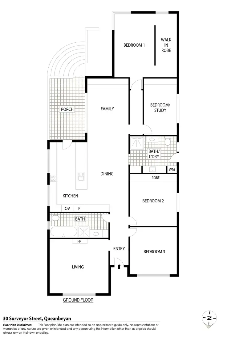 Floorplan of Homely house listing, 30 Surveyor Street, Queanbeyan NSW 2620