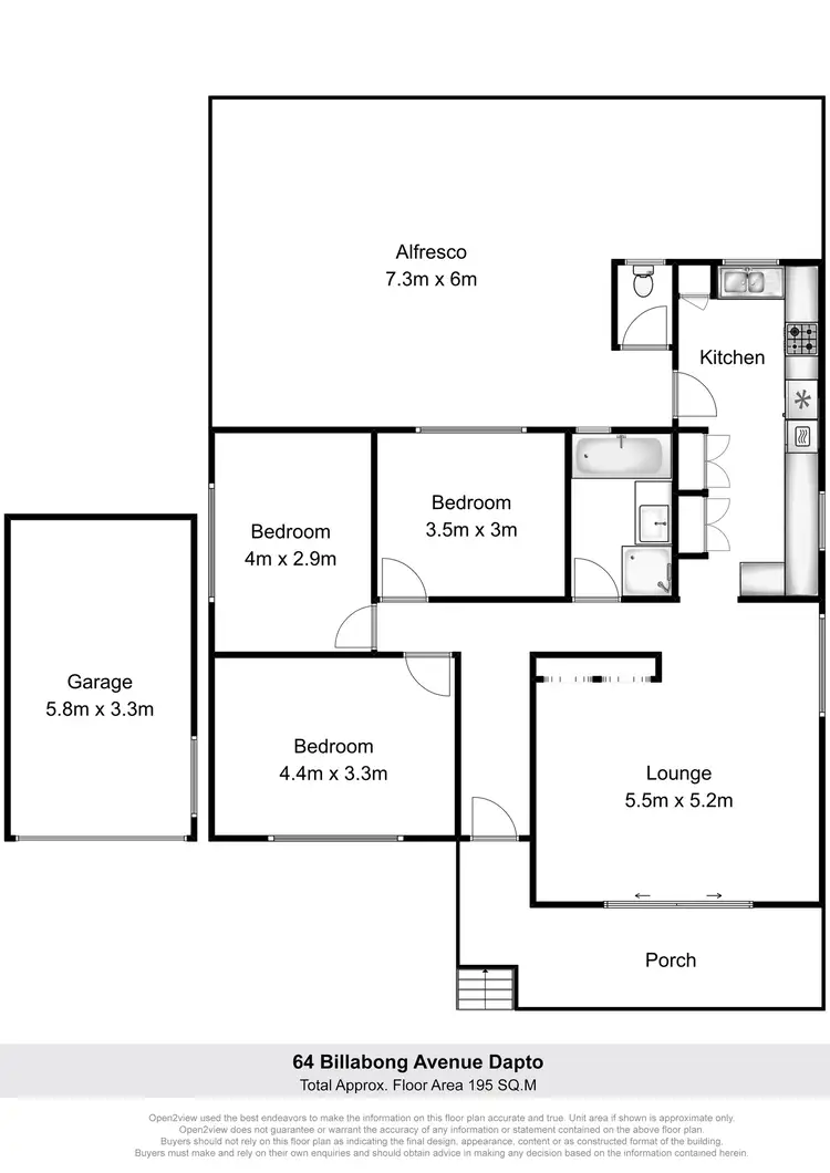 Floorplan of Homely house listing, 64 Billabong Avenue, Dapto NSW 2530