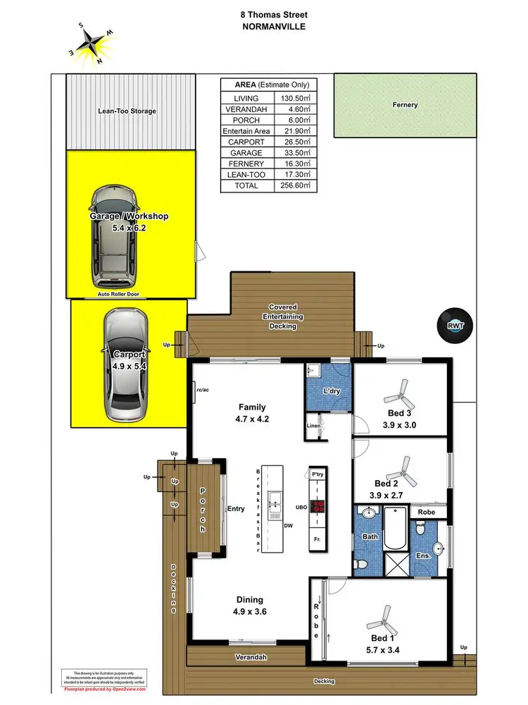 Floorplan of Homely house listing, 8 Thomas Street, Yankalilla SA 5203