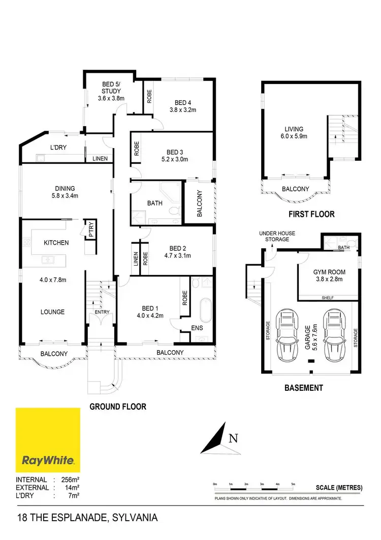 Floorplan of Homely house listing, 18 The Esplanade, Sylvania NSW 2224
