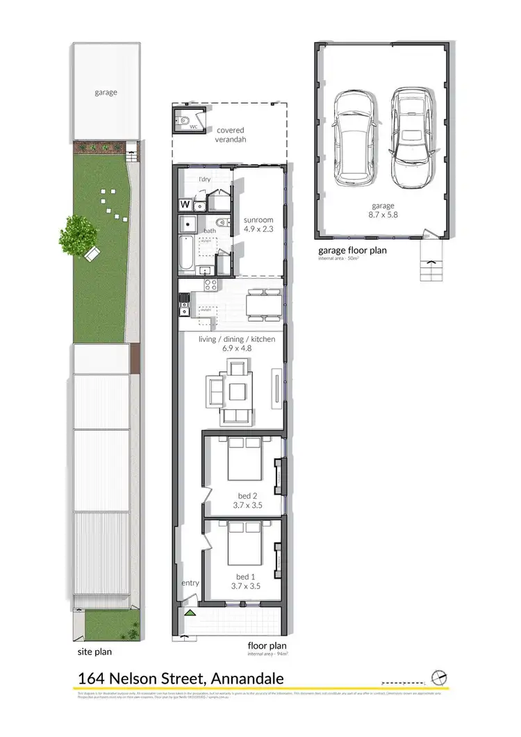 Floorplan of Homely house listing, 164 Nelson Street, Annandale NSW 2038