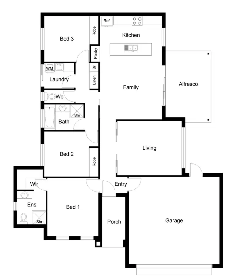 Floorplan of Homely house listing, 38 Karalanza Drive, Mildura VIC 3500