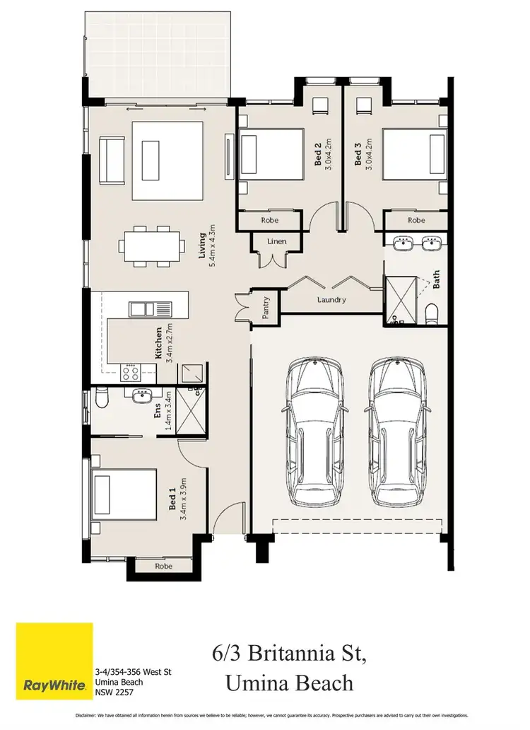 Floorplan of Homely villa listing, 6/3 Britannia Street, Umina Beach NSW 2257