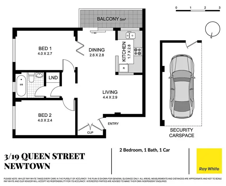 Floorplan of Homely apartment listing, 3/19 Queen Street, Newtown NSW 2042