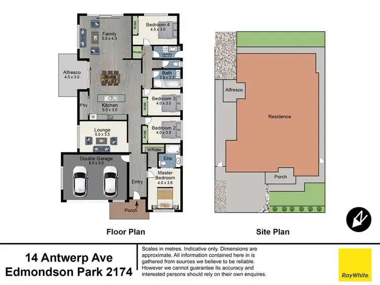 Floorplan of Homely house listing, 14 Antwerp Avenue, Edmondson Park NSW 2174