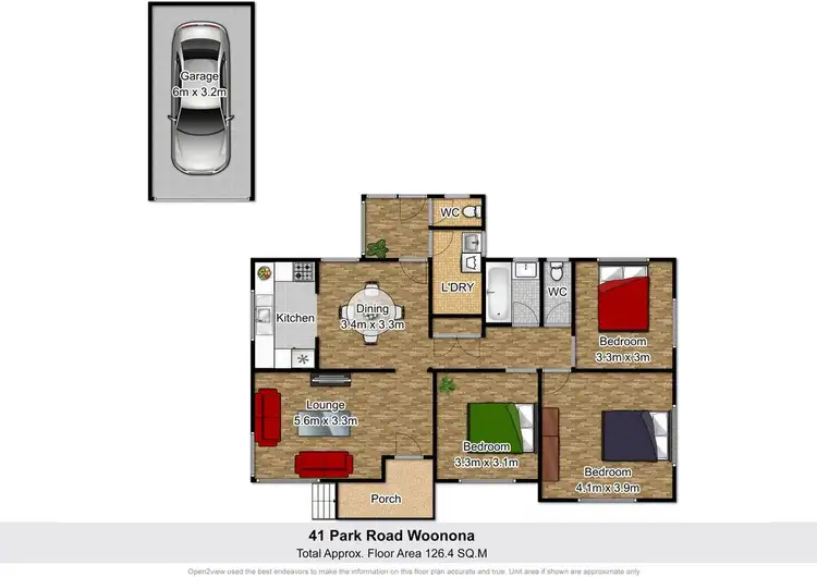 Floorplan of Homely house listing, 41 Park Road, Woonona NSW 2517