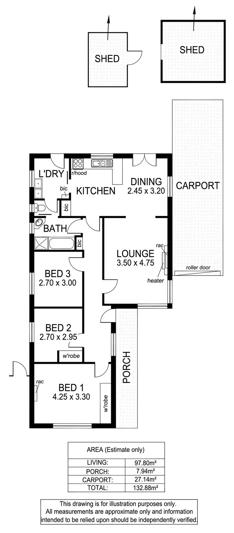 Floorplan of Homely house listing, 1 South Terrace, Plympton Park SA 5038