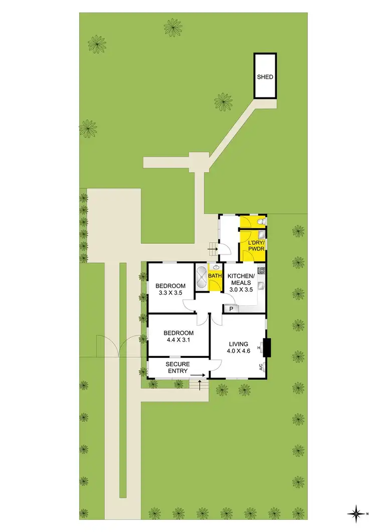 Floorplan of Homely house listing, 150 Boundary Road, Thomson VIC 3219