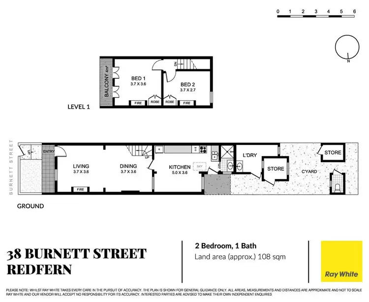 Floorplan of Homely house listing, 38 Burnett Street, Redfern NSW 2016