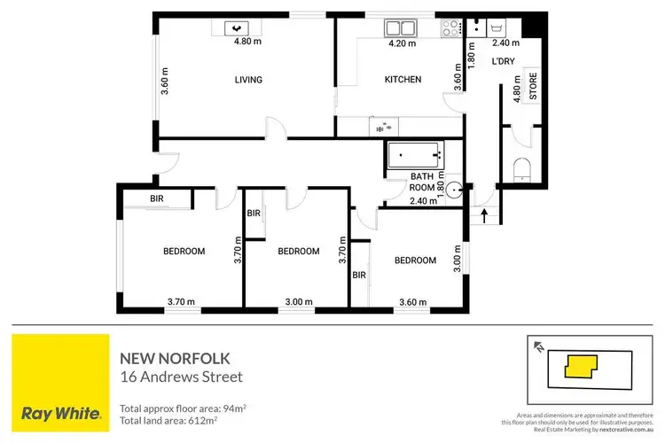 Floorplan of Homely house listing, 16 Andrews Street, New Norfolk TAS 7140