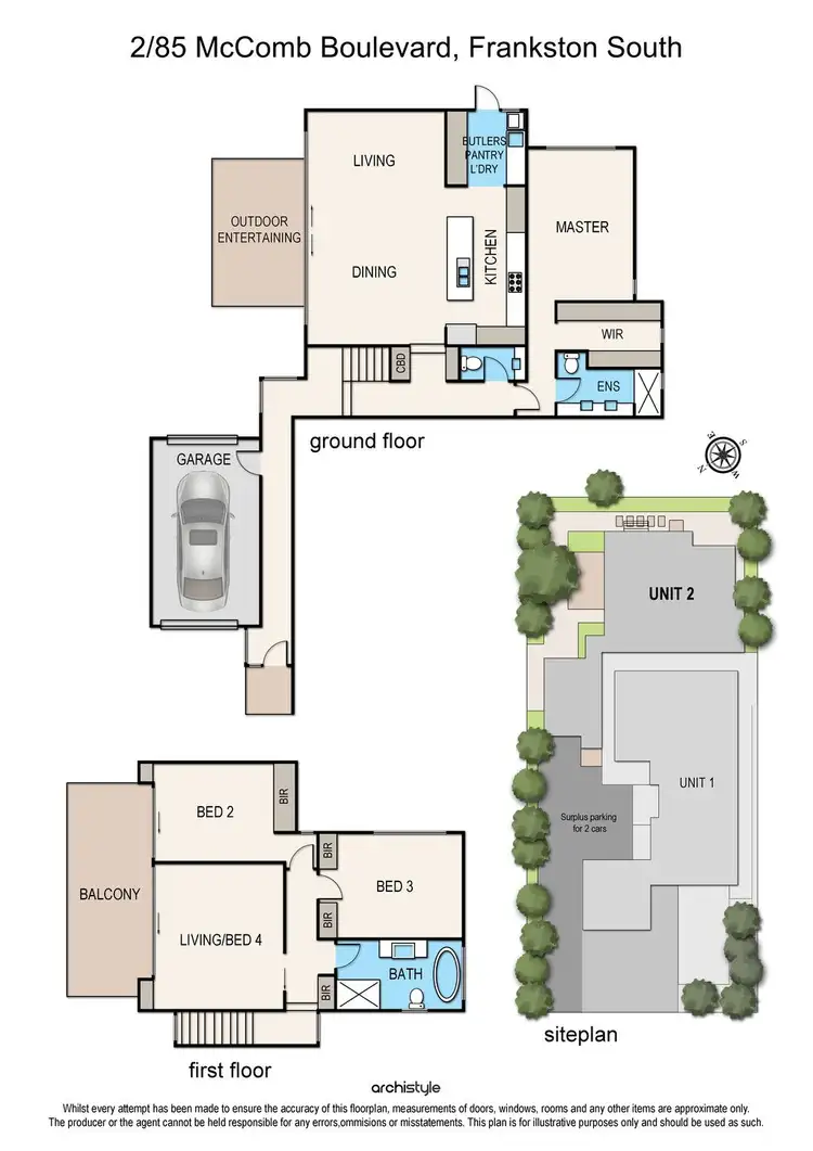 Floorplan of Homely land listing, 2/85 McComb Boulevard, Frankston South VIC 3199