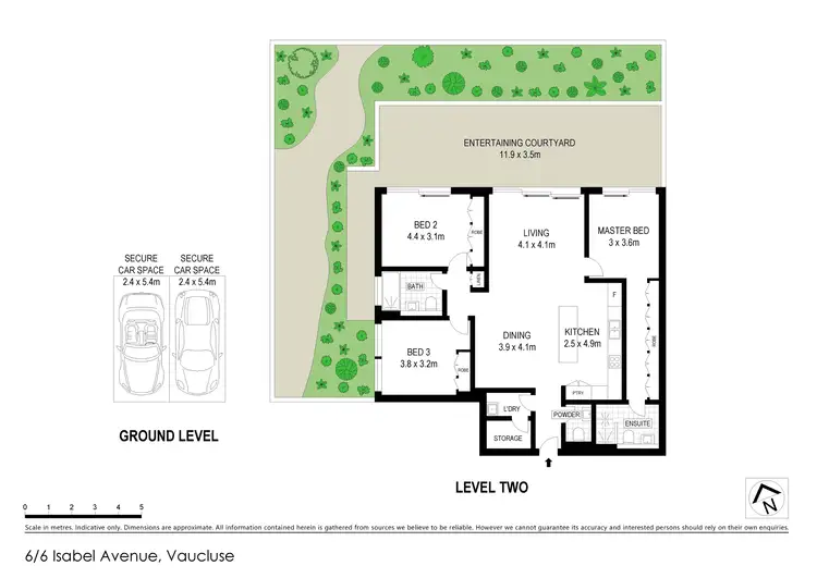 Floorplan of Homely apartment listing, 6/6 Isabel Avenue, Vaucluse NSW 2030