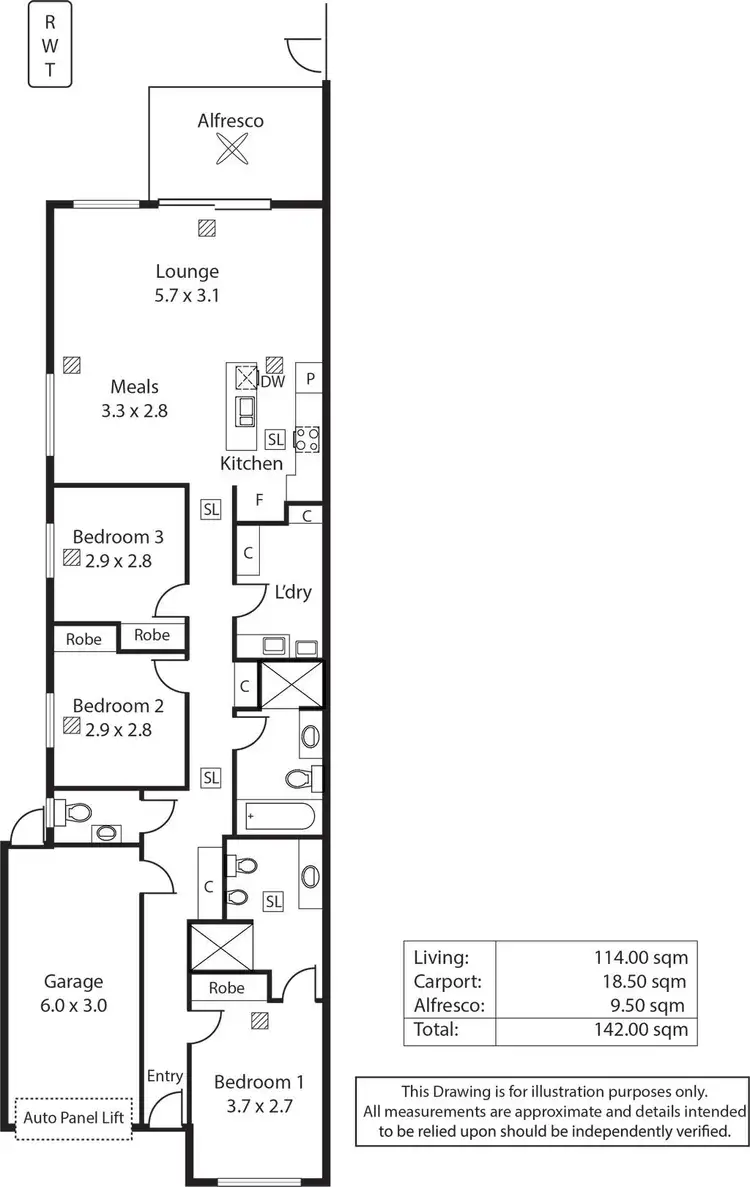 Floorplan of Homely house listing, 12b Irene Avenue, Fulham Gardens SA 5024