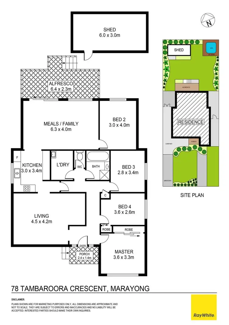 Floorplan of Homely house listing, 78 Tambaroora Crescent, Marayong NSW 2148
