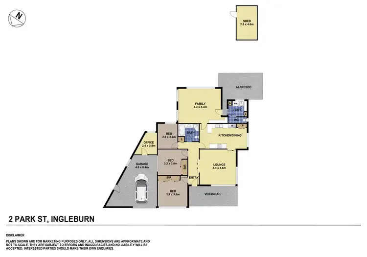 Floorplan of Homely house listing, 2 Park Street, Ingleburn NSW 2565