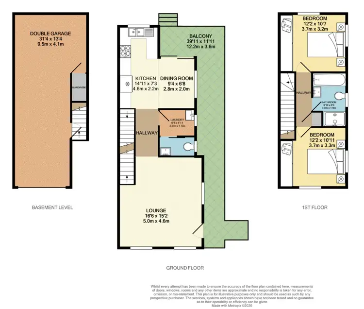 Floorplan of Homely townhouse listing, 1/50-52 Hassall Street, Parramatta NSW 2150