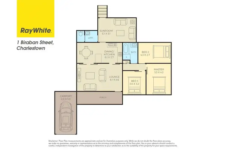 Floorplan of Homely house listing, 1 Biraban Street, Charlestown NSW 2290