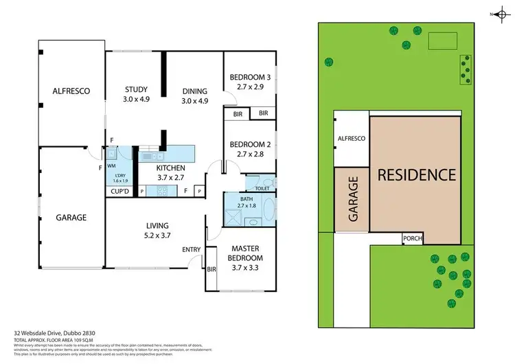 Floorplan of Homely house listing, 32 Websdale Drive, Dubbo NSW 2830