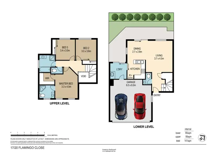 Floorplan of Homely townhouse listing, 17/20 Flamingo Close, Wishart QLD 4122