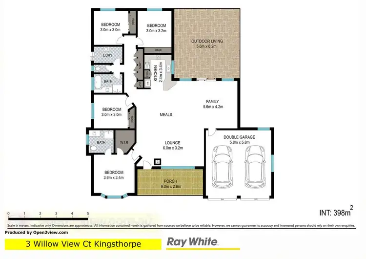 Floorplan of Homely house listing, 3 Willow View Court, Kingsthorpe QLD 4400