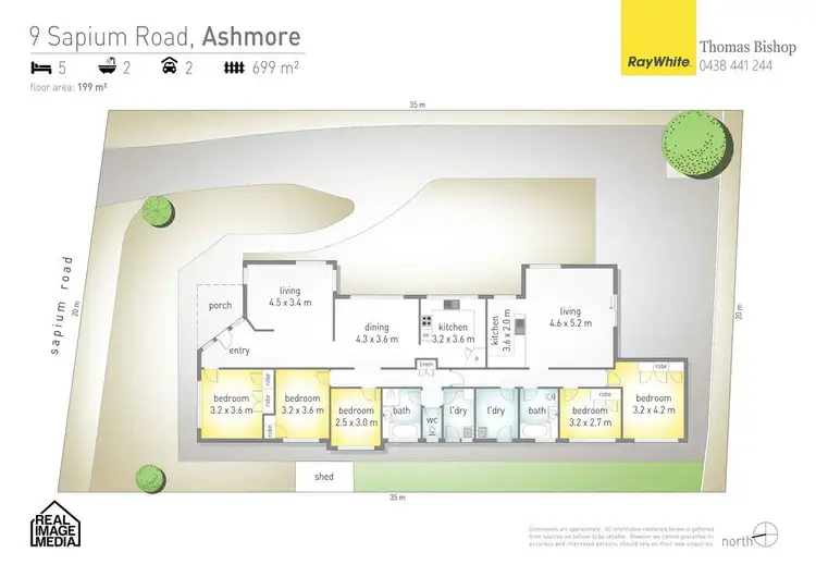 Floorplan of Homely house listing, 9 Sapium Road, Ashmore QLD 4214