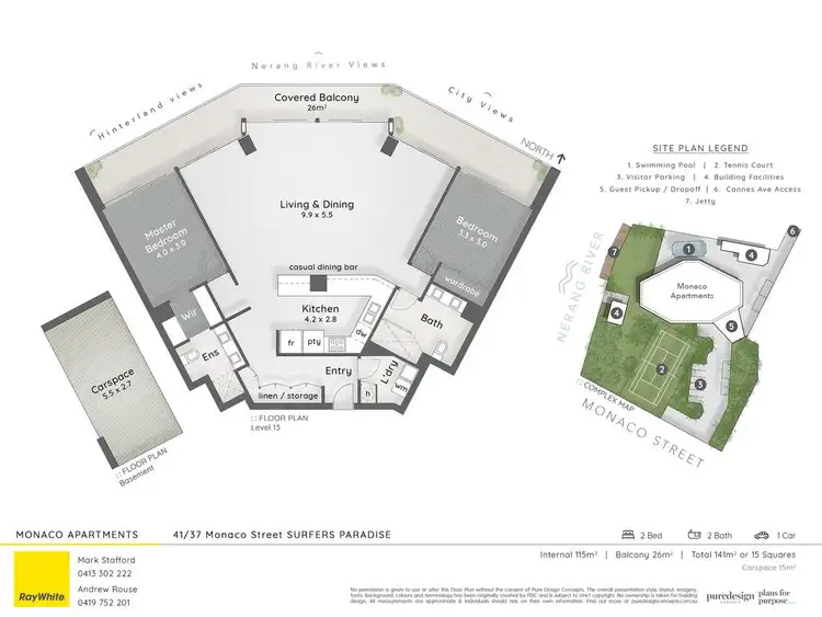 Floorplan of Homely apartment listing, 41/37 Monaco Street, Surfers Paradise QLD 4217