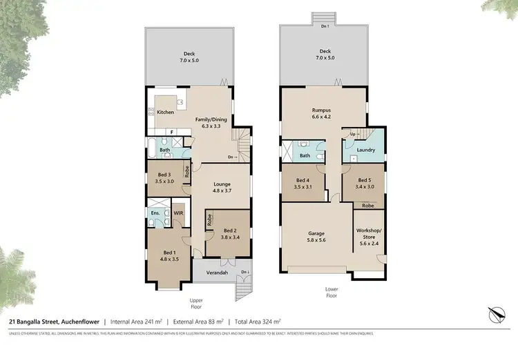 Floorplan of Homely house listing, 21 Bangalla Street, Auchenflower QLD 4066