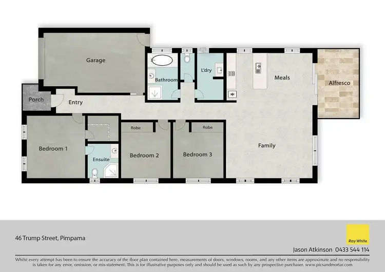 Floorplan of Homely house listing, 46 Trump Street, Pimpama QLD 4209