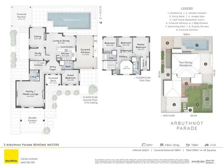 Floorplan of Homely house listing, 3 Arbuthnot Parade, Benowa Waters QLD 4217