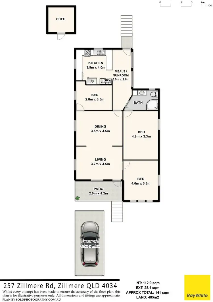 Floorplan of Homely house listing, 257 Zillmere Road, Zillmere QLD 4034