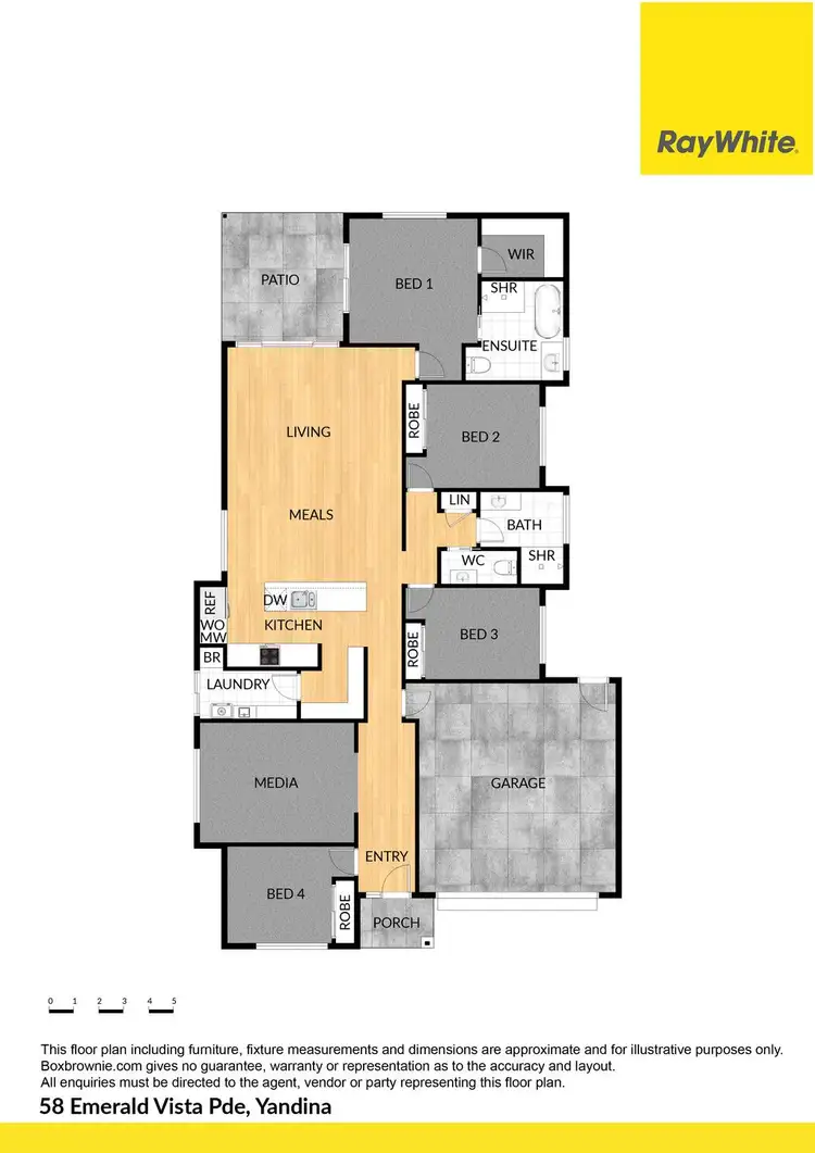 Floorplan of Homely house listing, 58 Emerald Vista Parade, Yandina QLD 4561