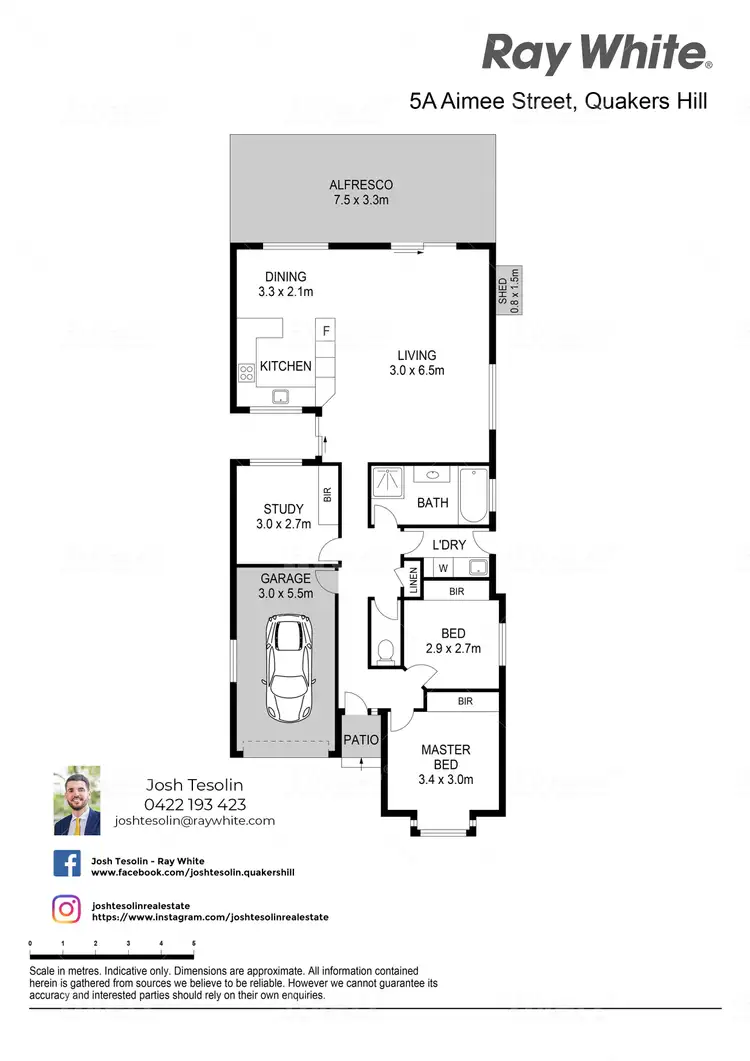 Floorplan of Homely house listing, 5A Aimee Street, Quakers Hill NSW 2763