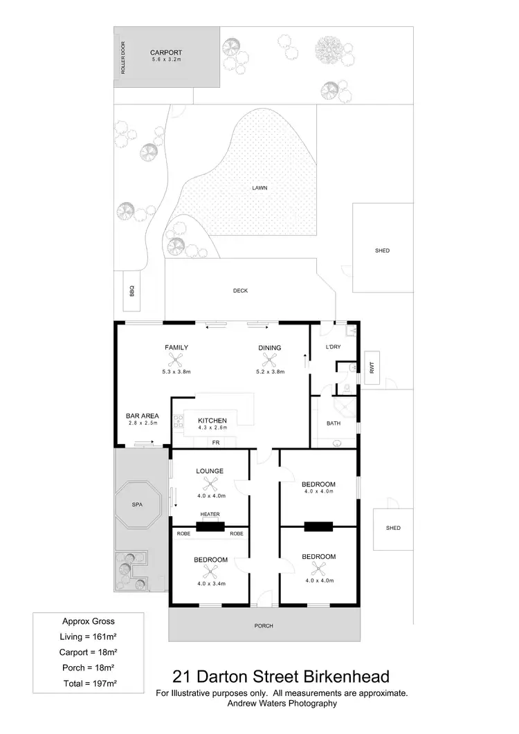 Floorplan of Homely house listing, 21 Darton Street, Birkenhead SA 5015