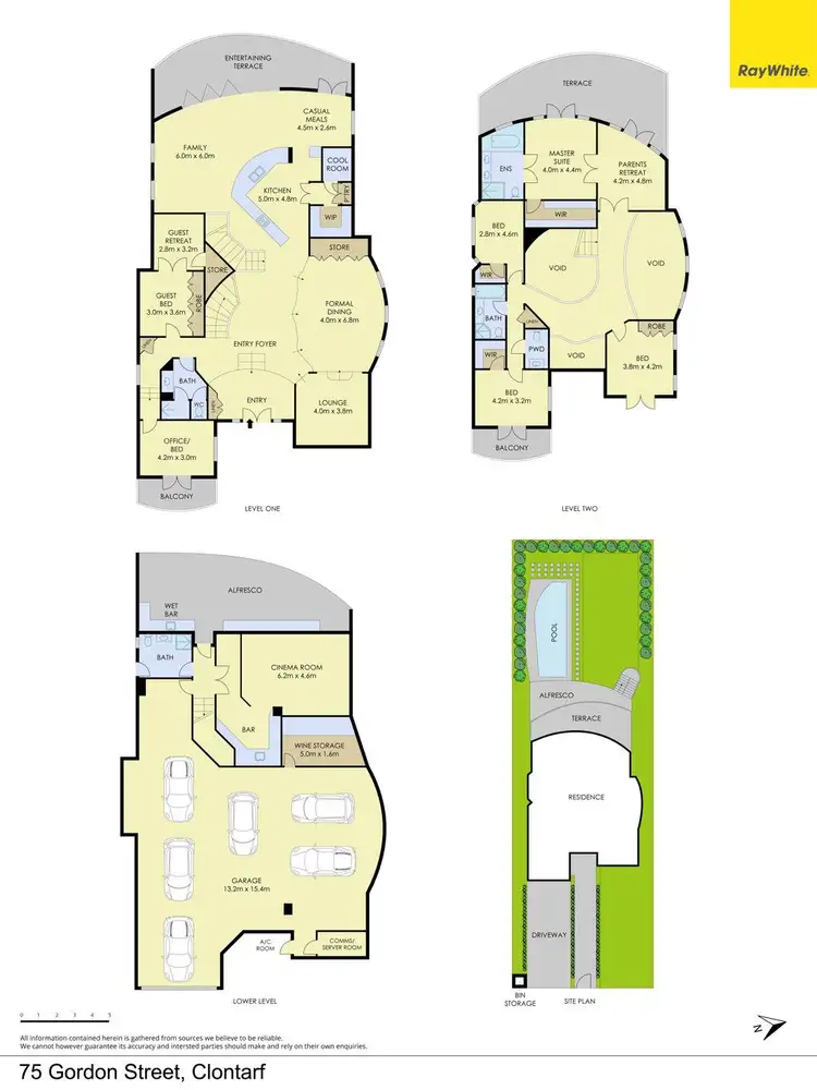 Floorplan of Homely house listing, 75 Gordon Street, Clontarf NSW 2093